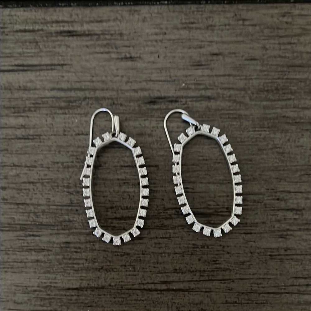 Kendra Scott Silver Hoop Earrings